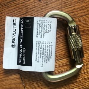 Skylotec H-132 Steel D Tri Carabiner- new